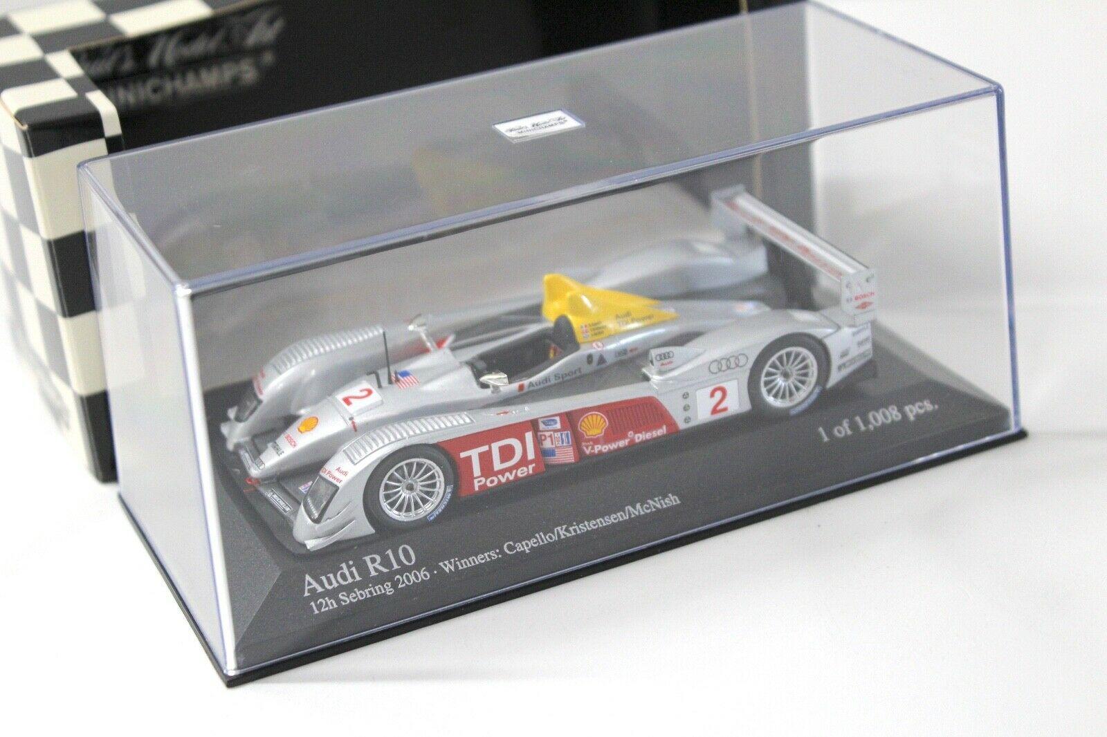 1:43 Minichamps Audi R10 Sebring 12h 2006 Capello #2