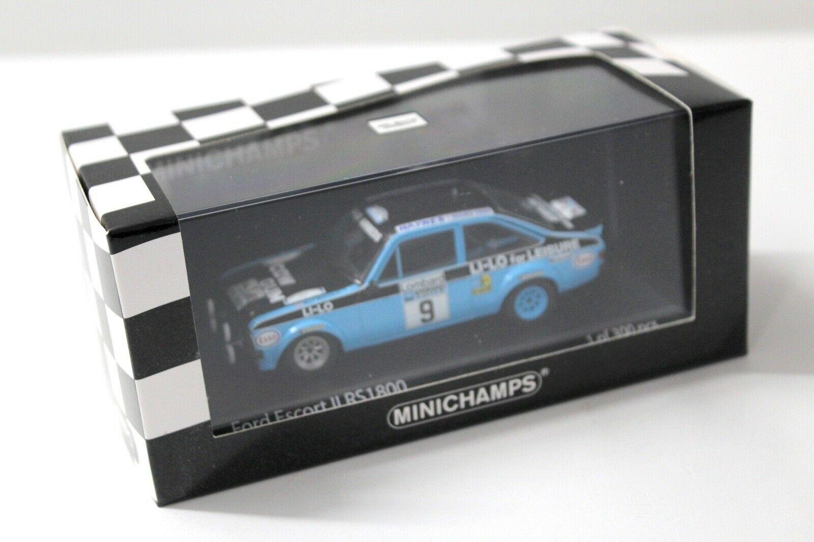 1:43 Minichamps Ford Escort II RS1800 Lombard RAC Rally #9 Clark/Wilson