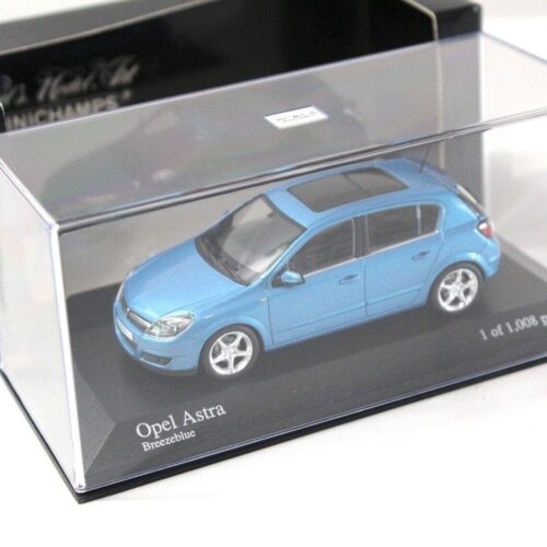 1:43 Minichamps Opel Astra H 5-Türen Breeze blue 2004