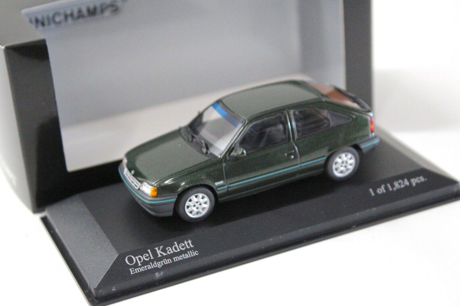 1:43 Minichamps Opel Kadett E Emerald green metallic 1989