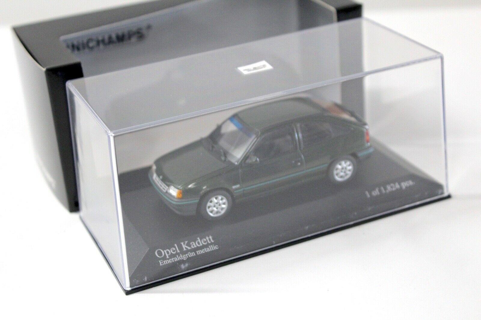 1:43 Minichamps Opel Kadett E Emerald green metallic 1989