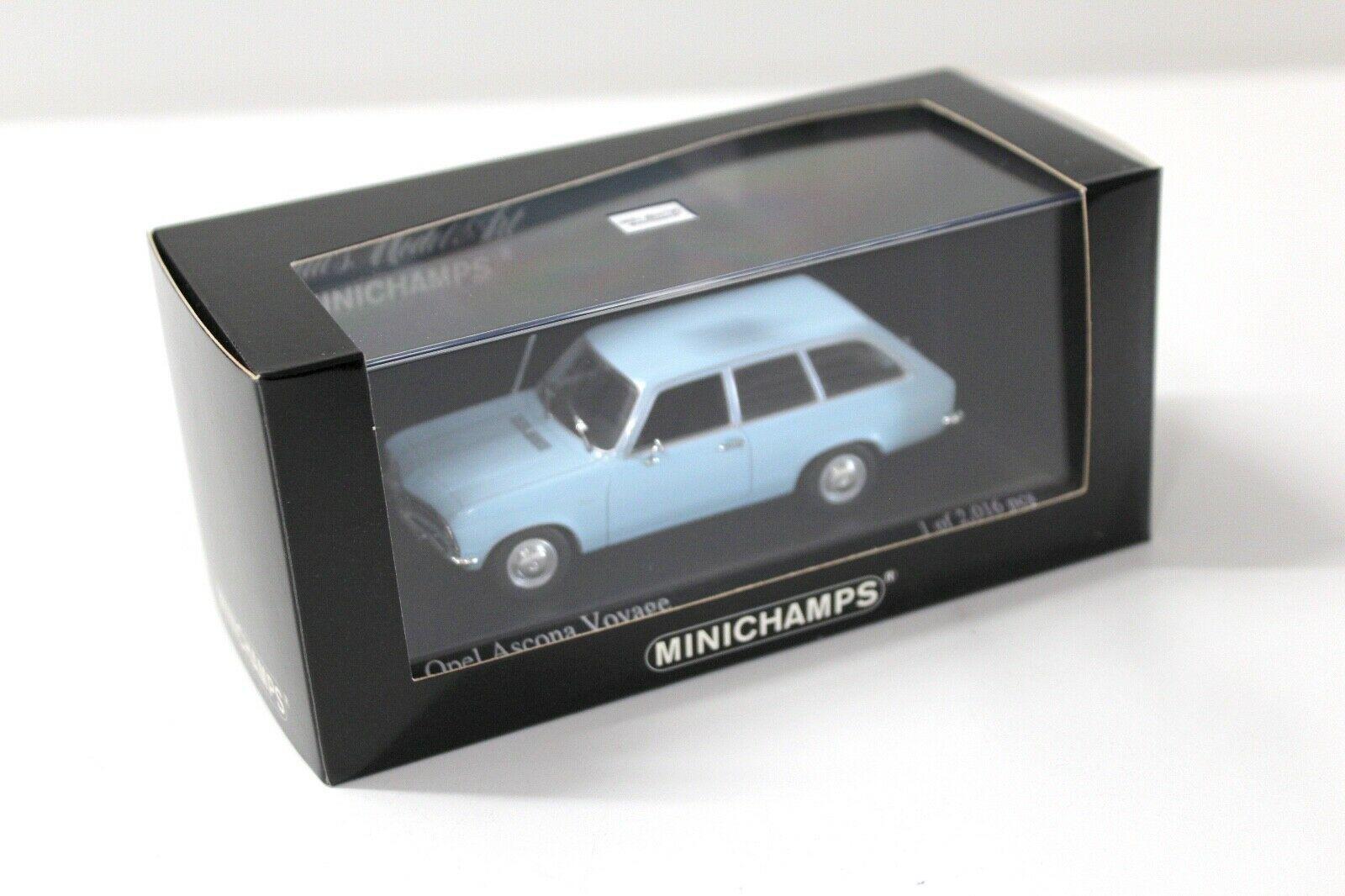 1:43 Minichamps Opel Ascona Voyage light blue