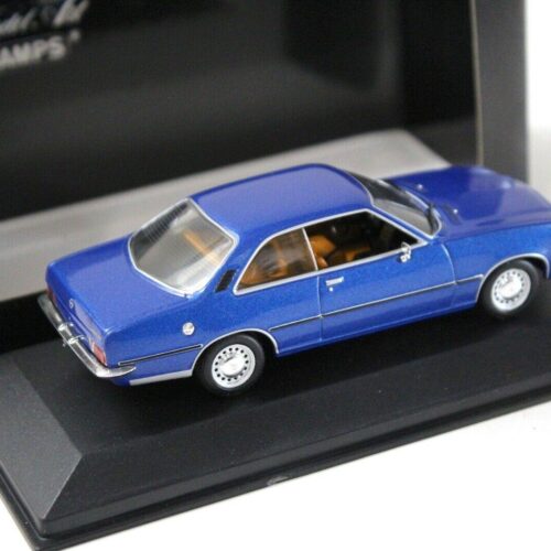 1:43 Minichamps Opel Rekord D Coupe Saphir blue 1975