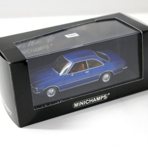 1:43 Minichamps Opel Rekord D Coupe Saphir blue 1975