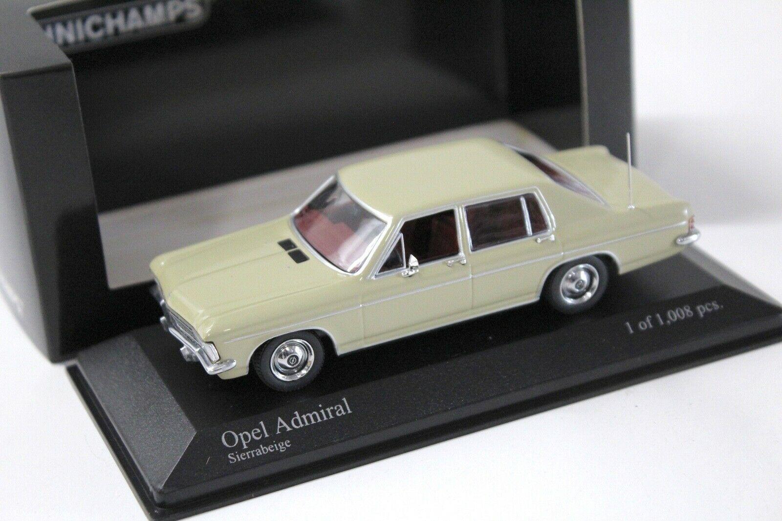 ID 34792 orig 1.jpg 1:43 Minichamps Opel Admiral Limousine 1969 Sierra beige