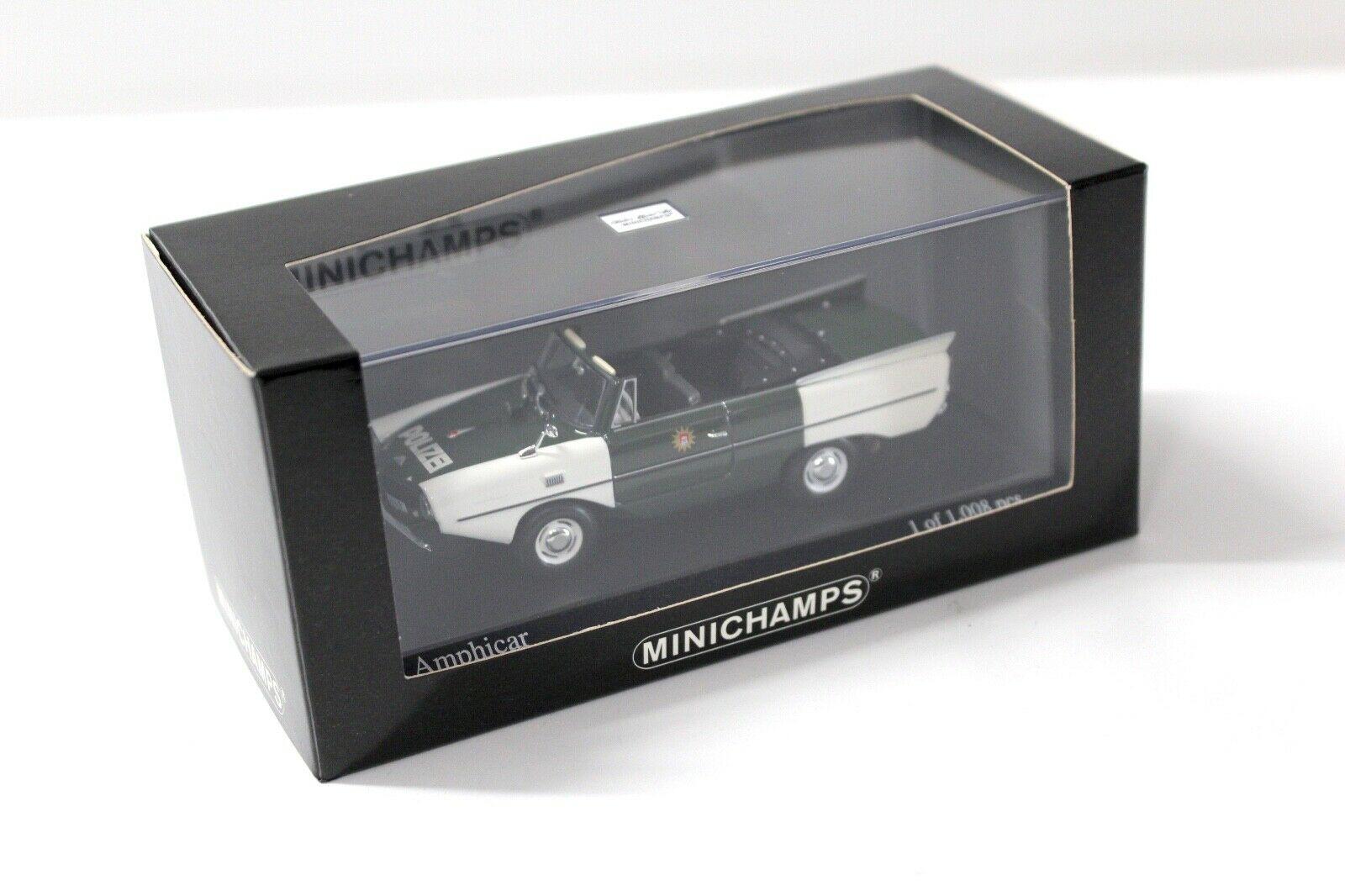 1:43 Minichamps Amphicar 1965 POLIZEI Hamburg