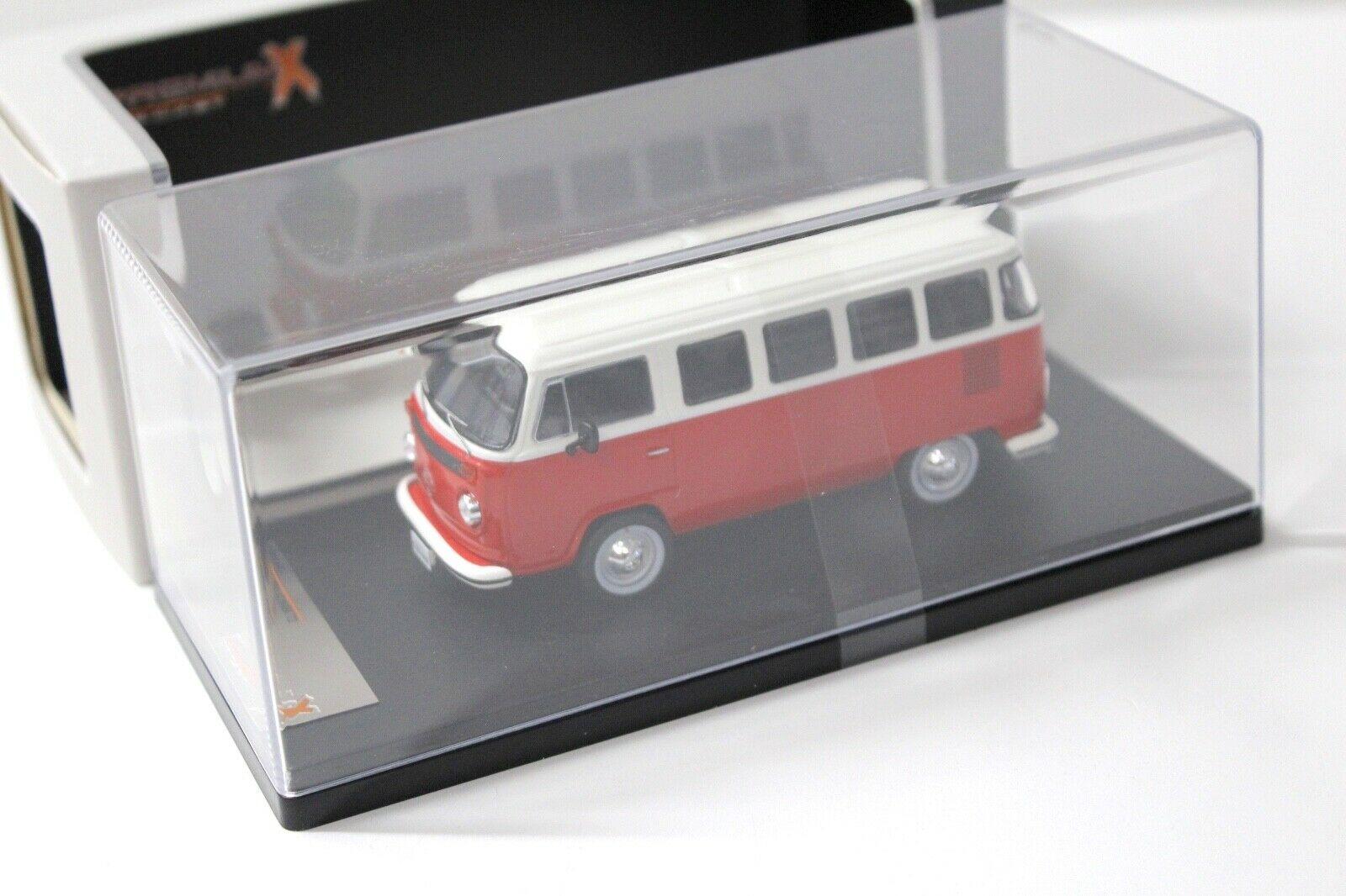1:43 PremiumX VW T2 Bus Kombi red/ white