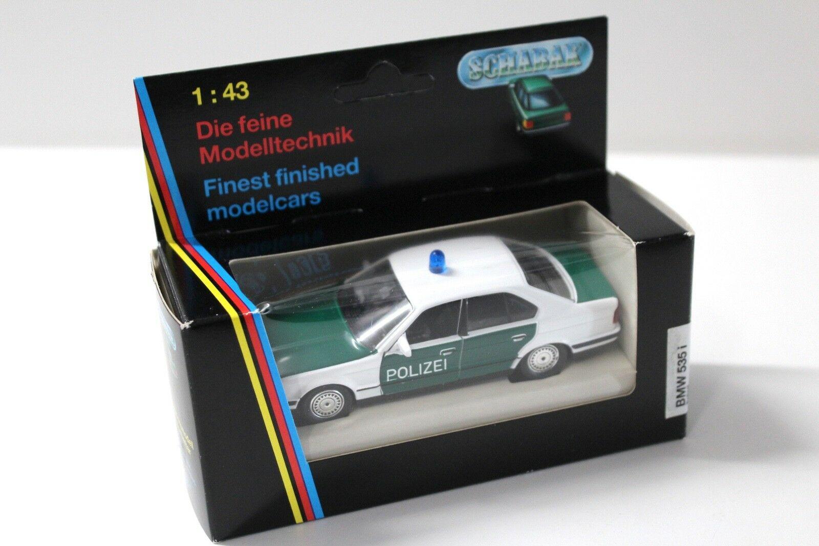 1:43 Schabak BMW 535i E34 Limousine POLIZEI