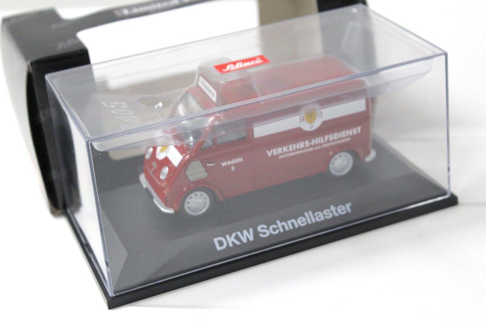 1:43 Schuco DKW Schnelllaster Verkehrs-Hilfe *AVD* SP red