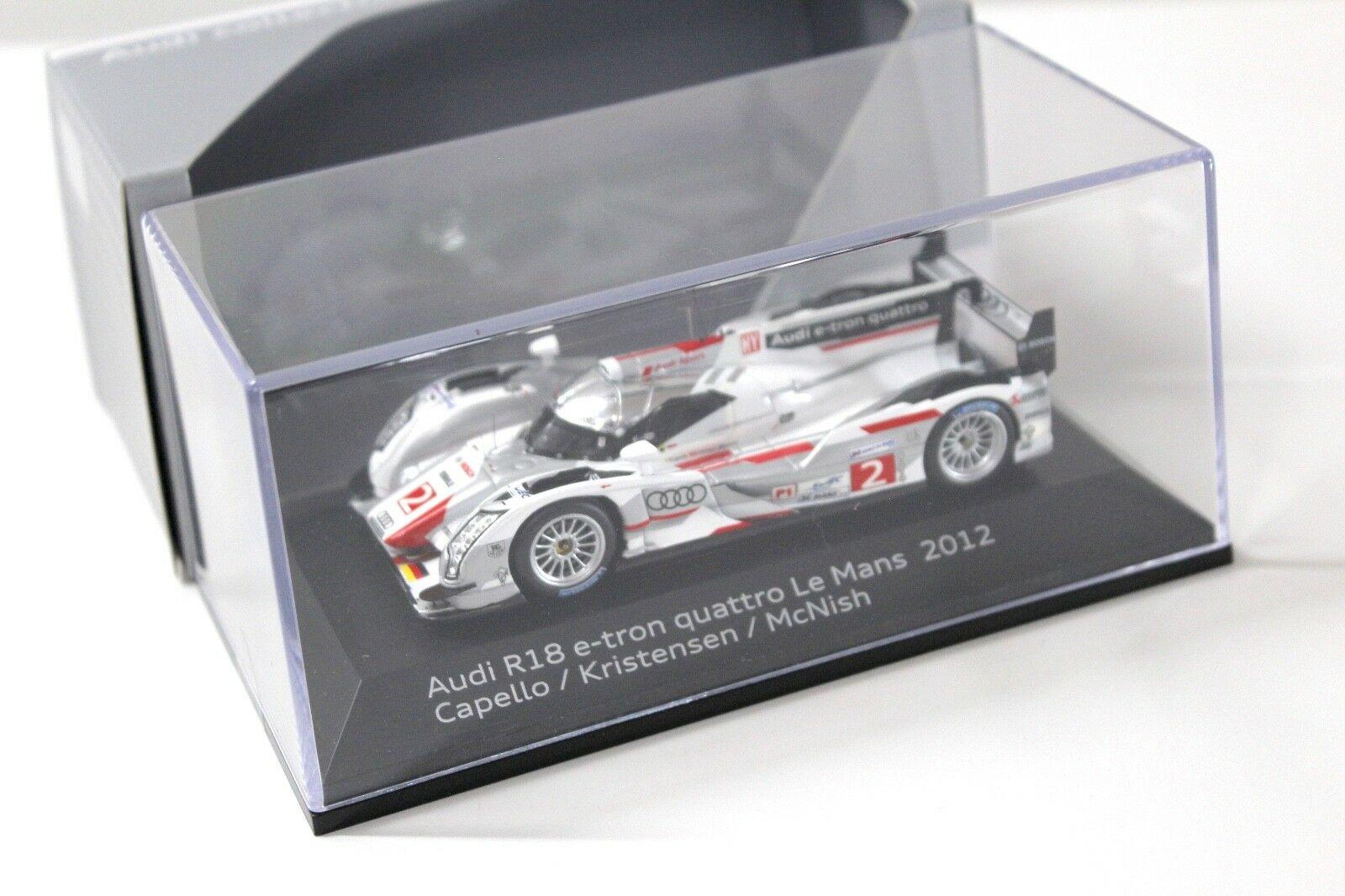 1:43 Spark Audi R18 e-tron quattro LM 2012 #2 DEALER VERSION