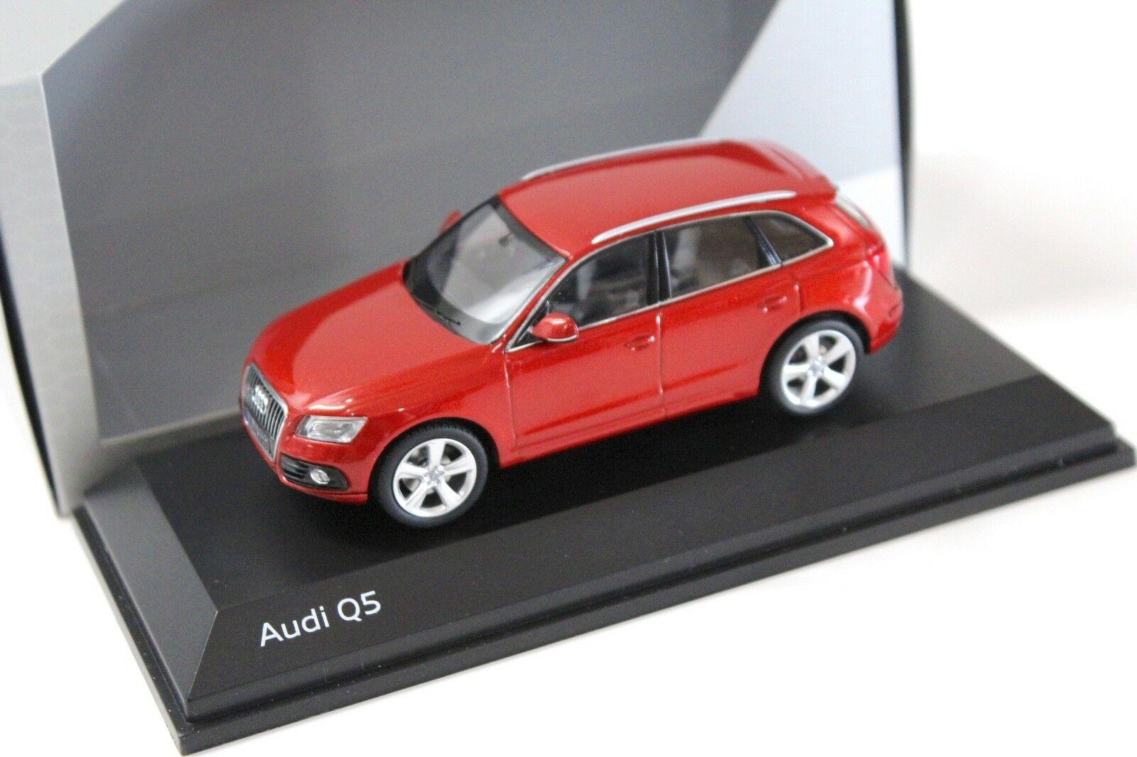 1:43 Schuco Audi Q5 Vulkan red SUV DEALER VERSION