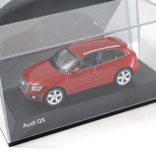 1:43 Schuco Audi Q5 Vulkan red SUV DEALER VERSION