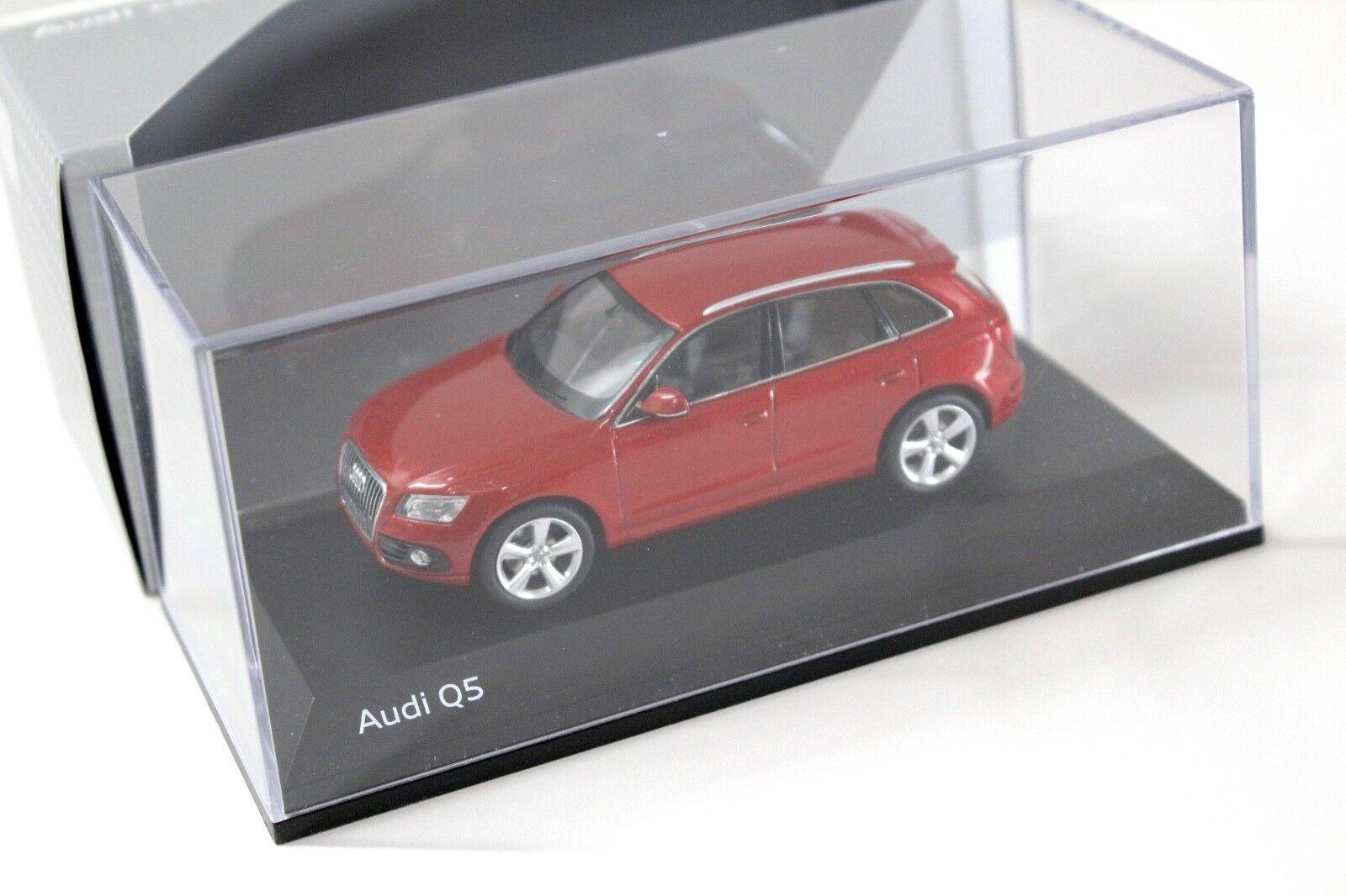 1:43 Schuco Audi Q5 Vulkan red SUV DEALER VERSION
