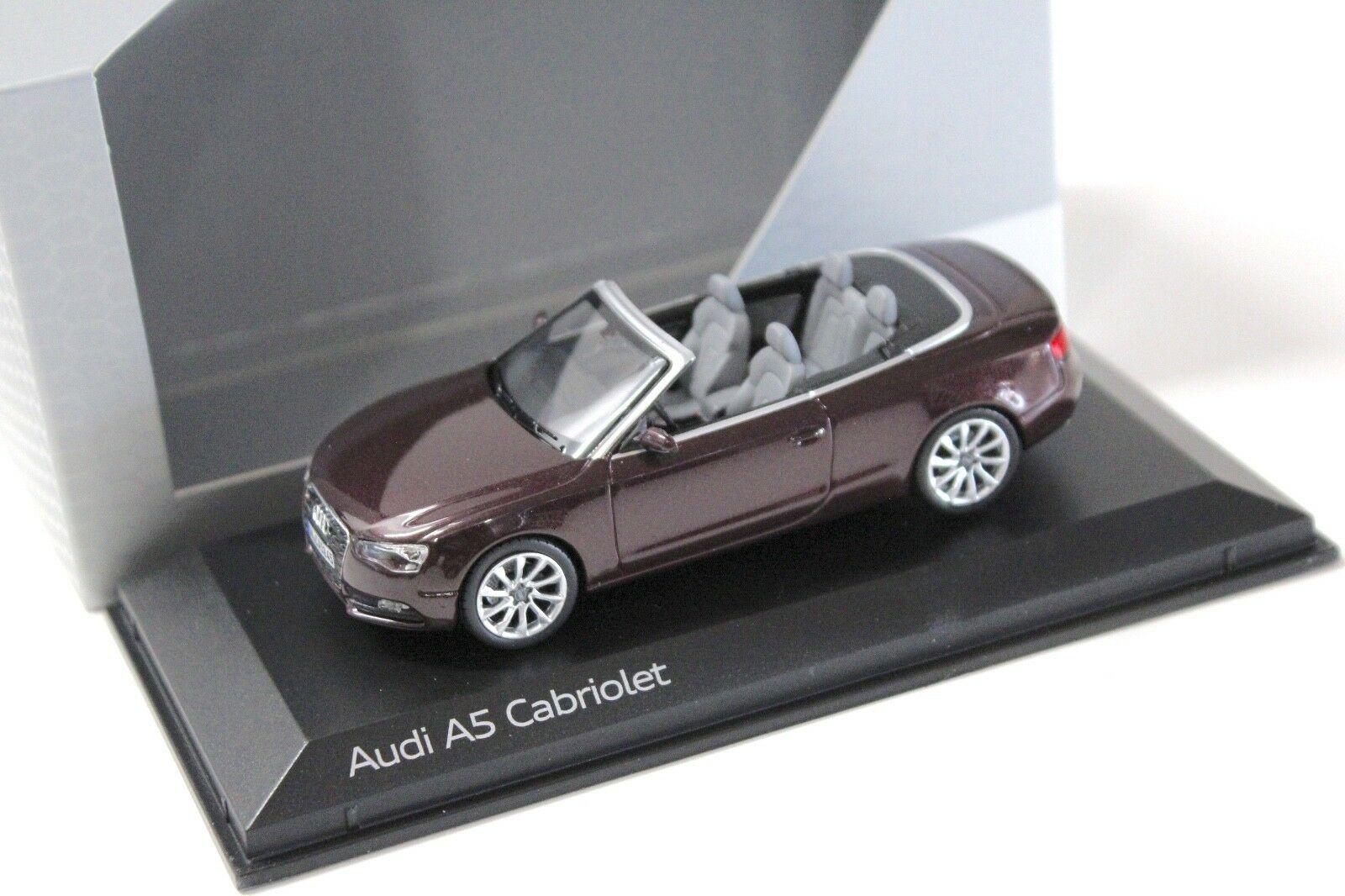 ID 35003 orig.jpg 1:43 Norev Audi A5 Cabriolet Shiraz red DEALER VERSION