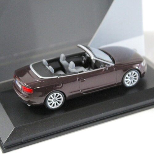 1:43 Norev Audi A5 Cabriolet Shiraz red DEALER VERSION