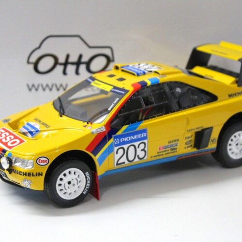 1:18 OTTO mobile OT532 Peugeot 405 T16 Grand Raid Paris Dakar #203 yellow