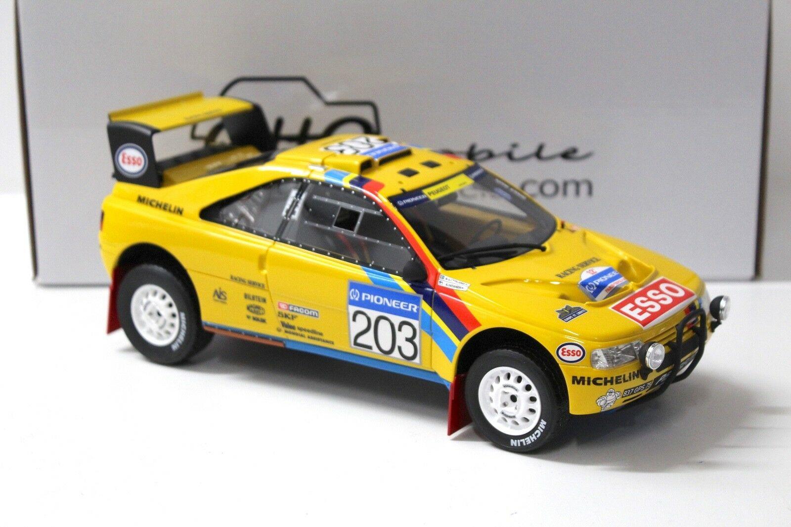 1:18 OTTO mobile OT532 Peugeot 405 T16 Grand Raid Paris Dakar #203 yellow