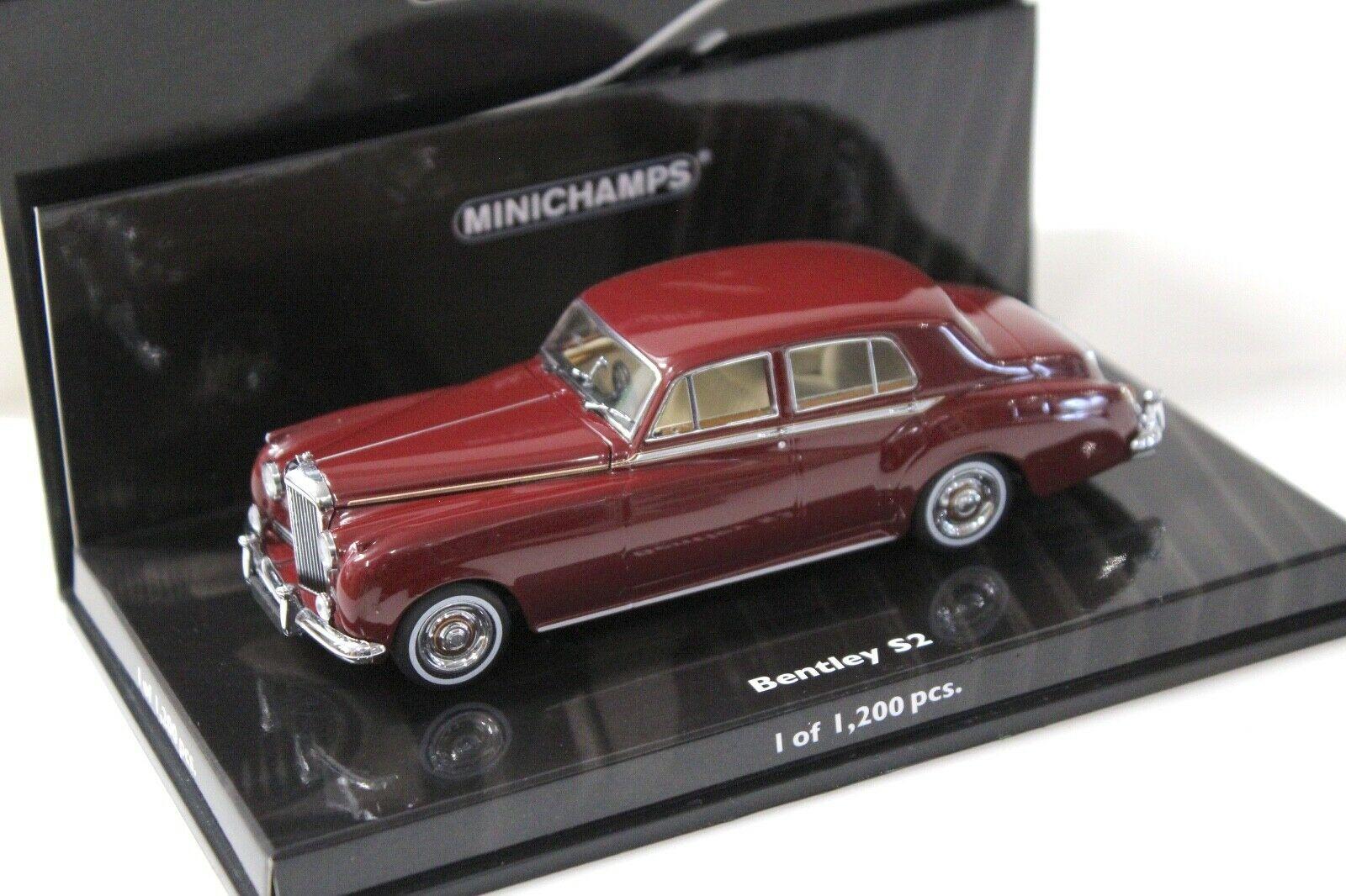 1:43 Minichamps Bentley S2 Standard Saloon 1960 red