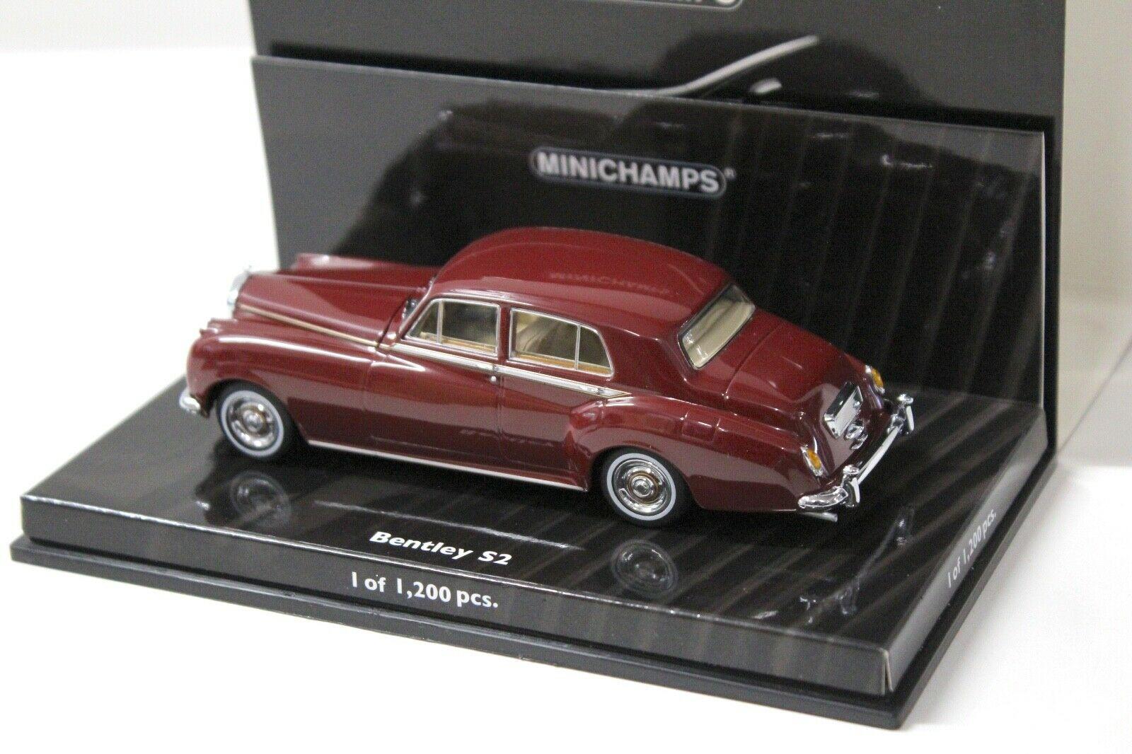 1:43 Minichamps Bentley S2 Standard Saloon 1960 red