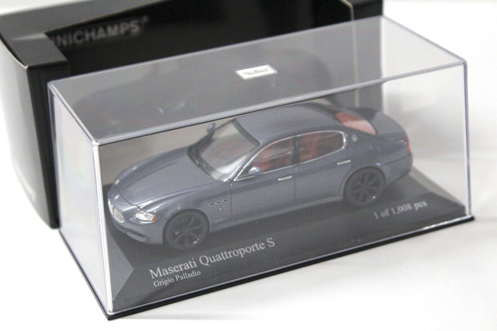 1:43 Minichamps Maserati Quattroporte S Grigio Palladio grey