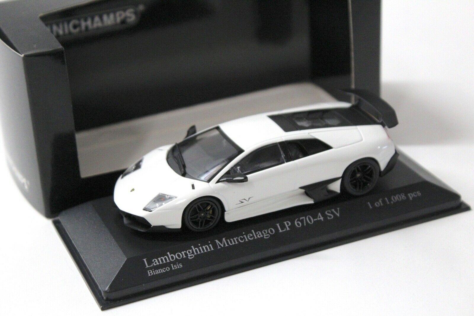1:43 Minichamps Lamborghini Murcielago LP670-4 SV white