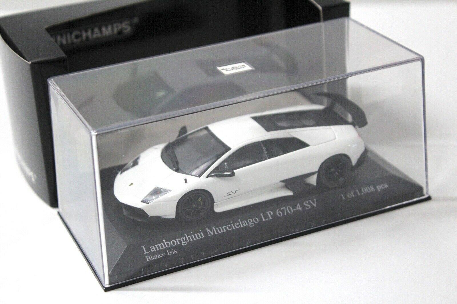 1:43 Minichamps Lamborghini Murcielago LP670-4 SV white