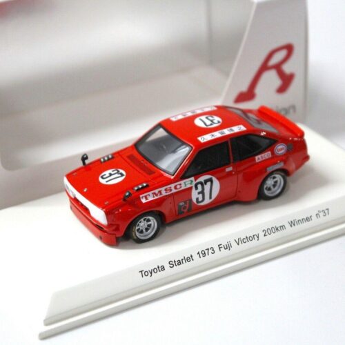 1:43 Spark Toyota Starlet 1973 Fuji Victory 200km #37 red