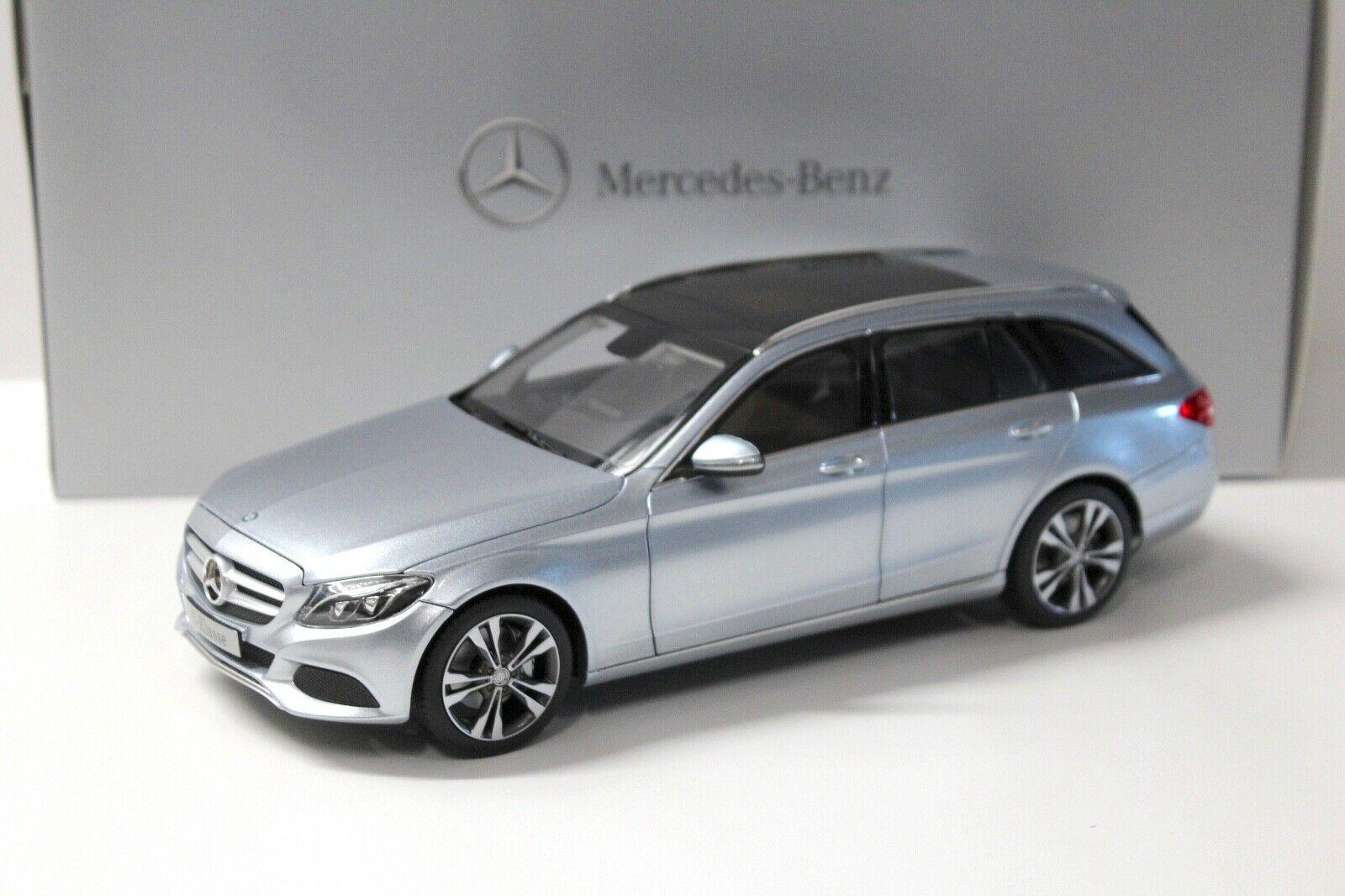 1:18 Norev Mercedes C-Klasse T-Modell silver DEALER VERSION
