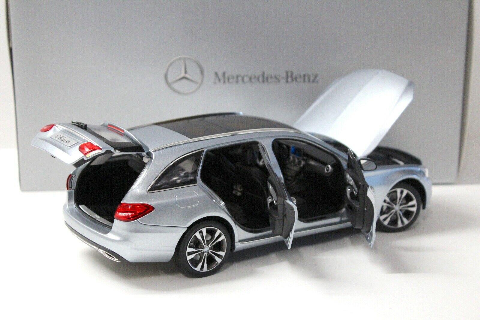 1:18 Norev Mercedes C-Klasse T-Modell silver DEALER VERSION