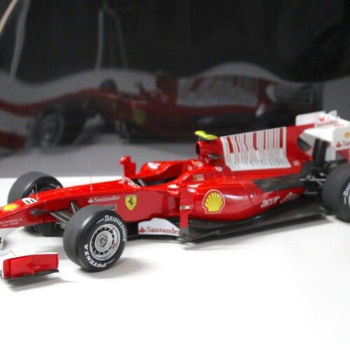 1:18 Hot Wheels Elite Ferrari F1 2010 Fernando Alonso Bahrain GP red