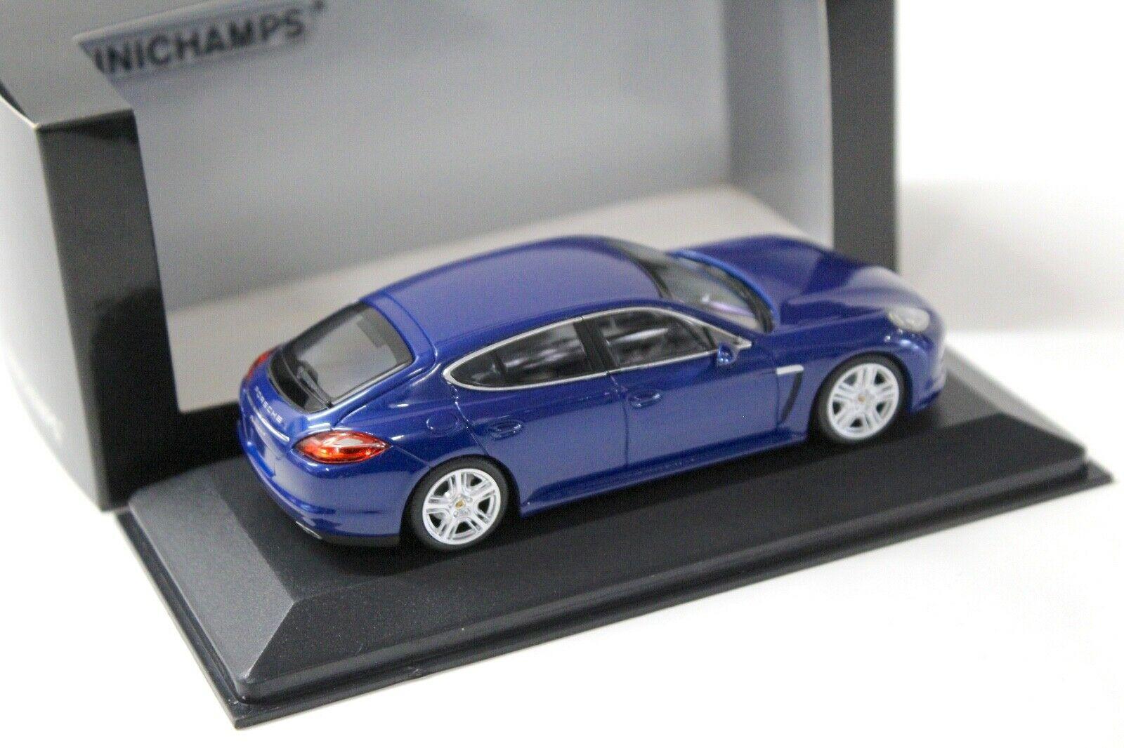 1:43 Minichamps Porsche Panamera 4 Aqua blue