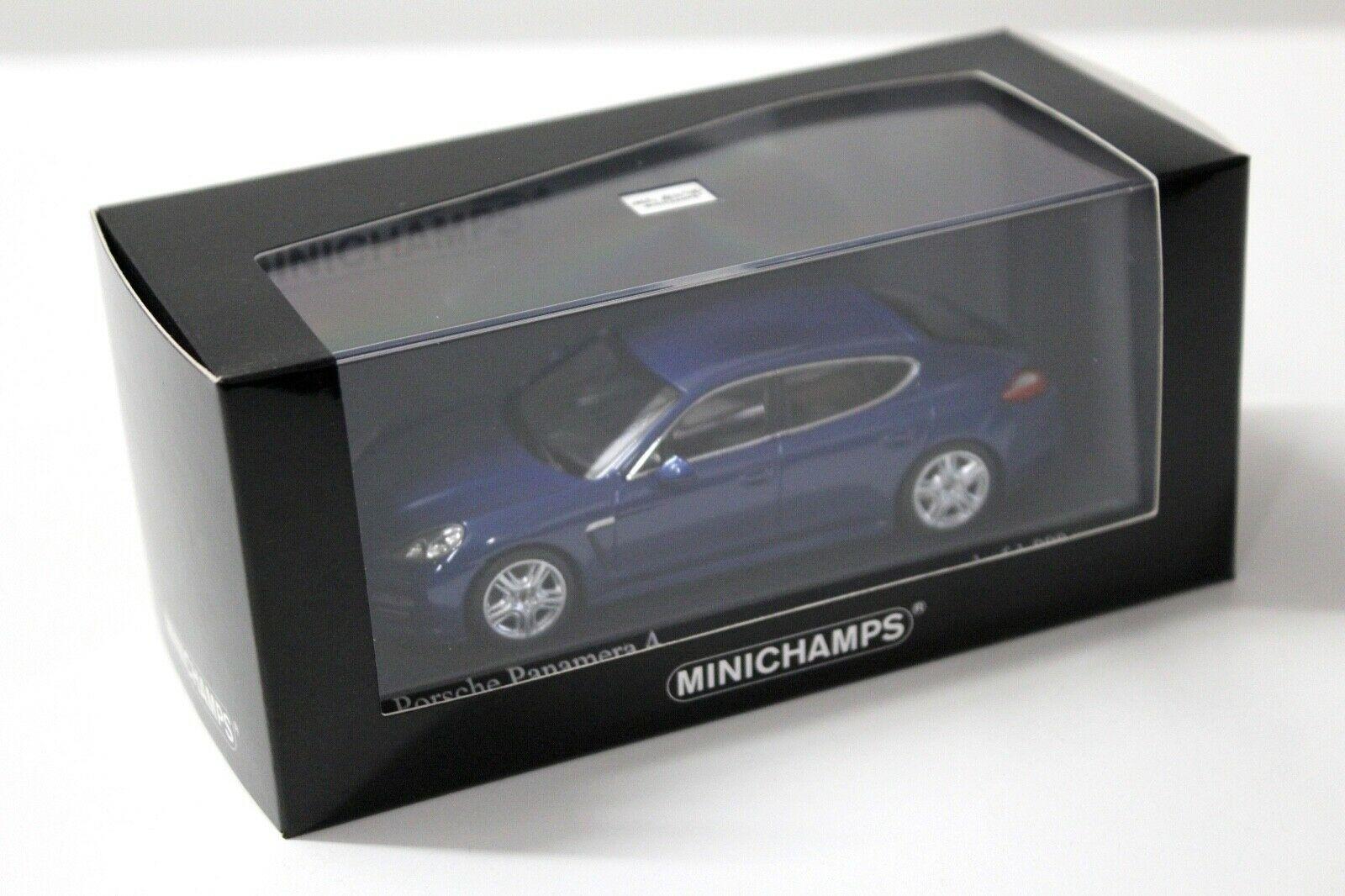1:43 Minichamps Porsche Panamera 4 Aqua blue