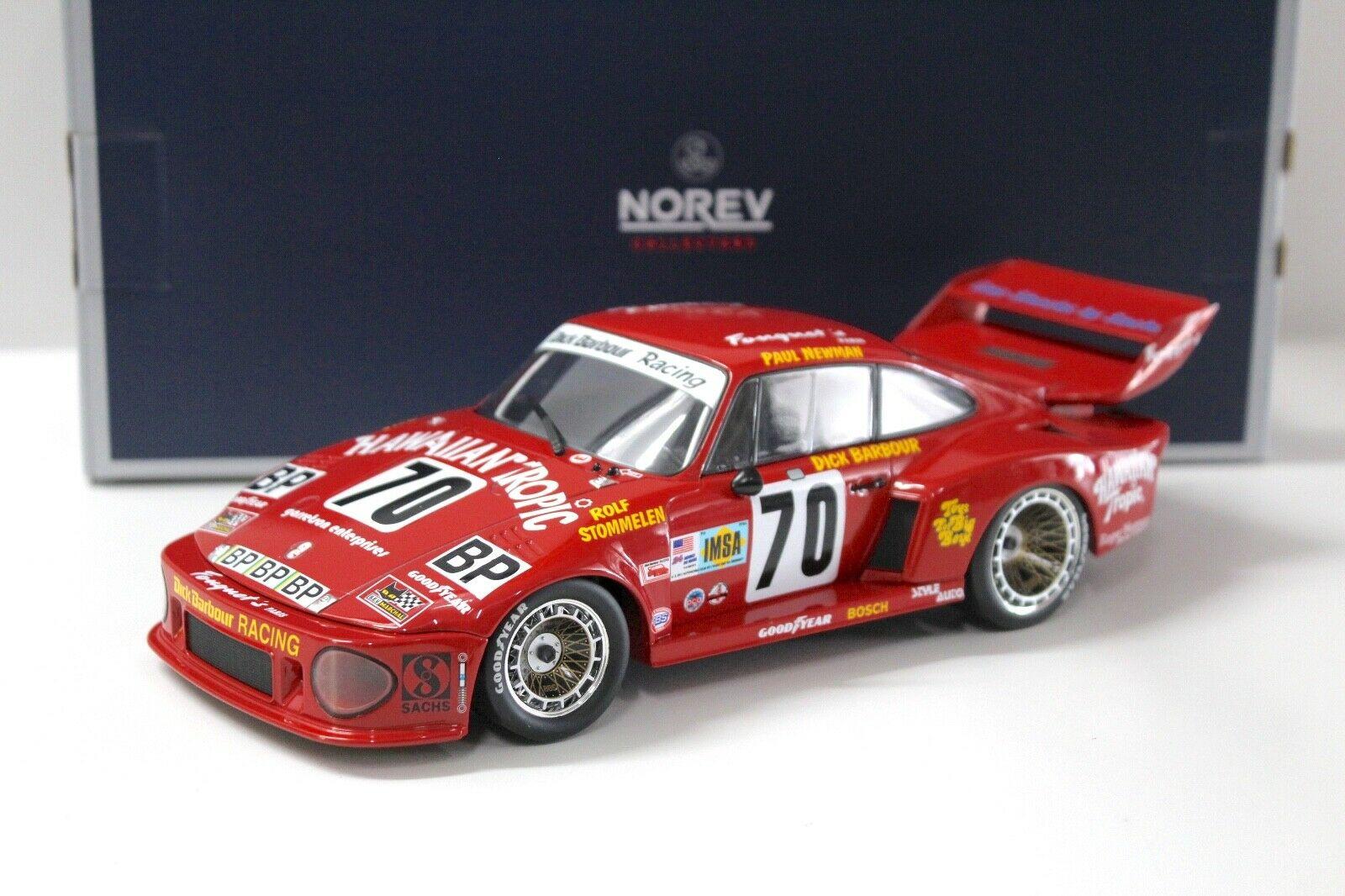 1:18 Norev Porsche 935 LeMans 24h 1979 Barbour #70 red