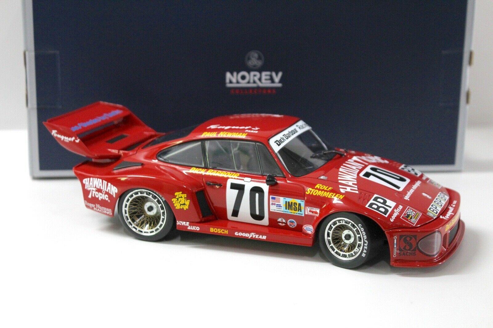 1:18 Norev Porsche 935 LeMans 24h 1979 Barbour #70 red