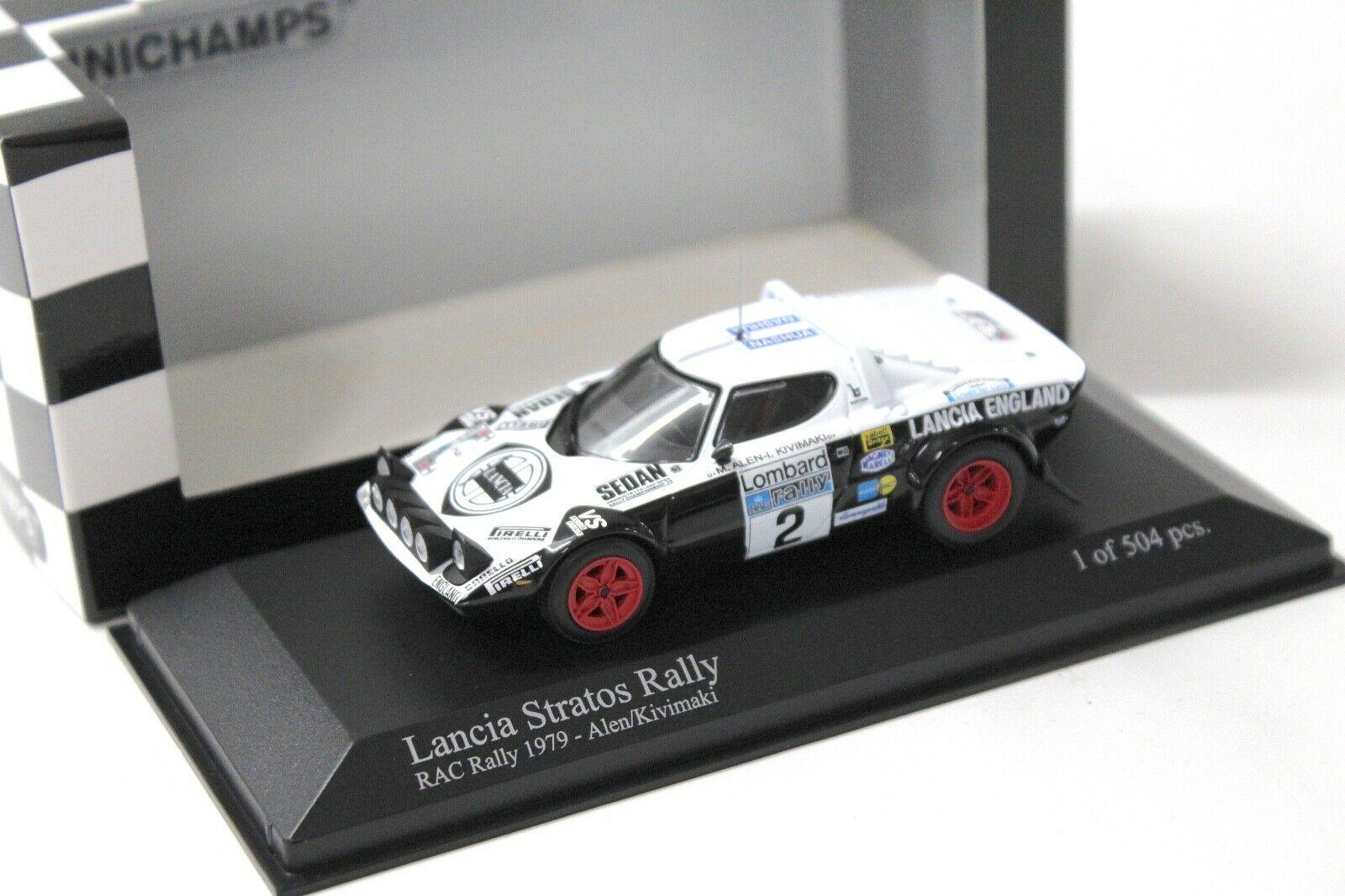 1:43 Minichamps Lancia Stratos #2 RAC Rally England Alen 1979