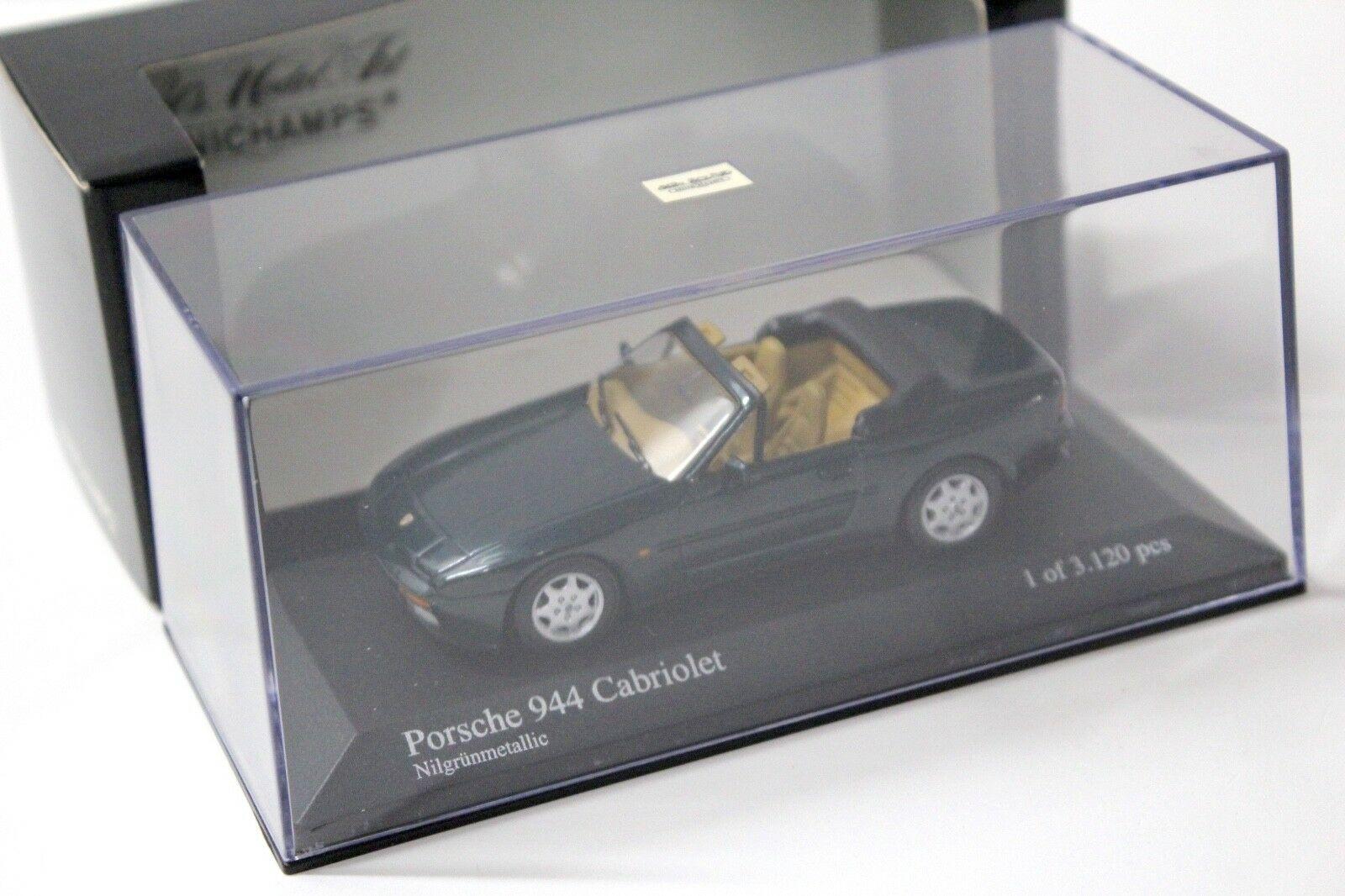 1:43 Minichamps Porsche 944 Cabriolet dark green