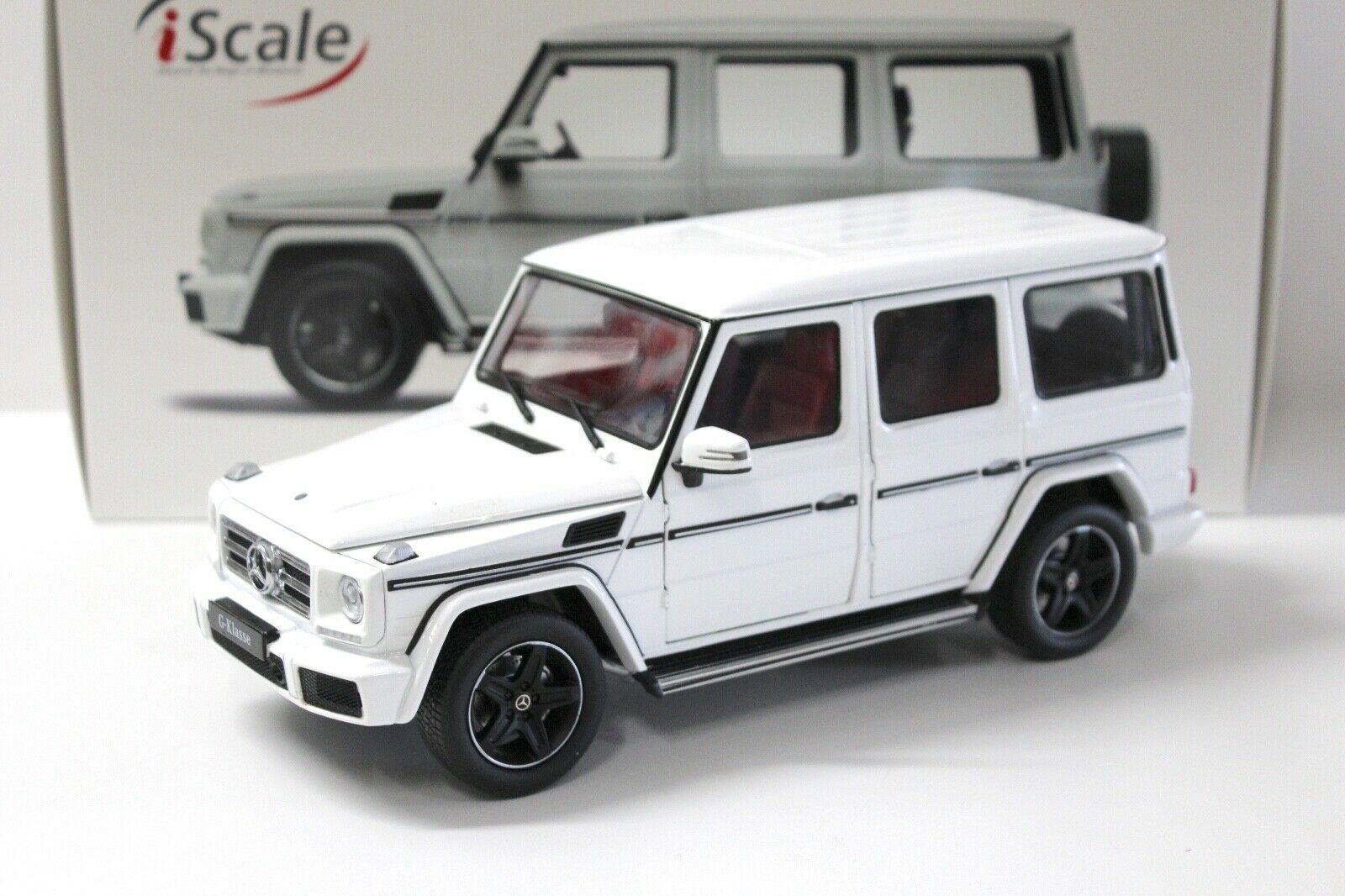 1:18 iScale Mercedes G-Klasse (W463) white 2015