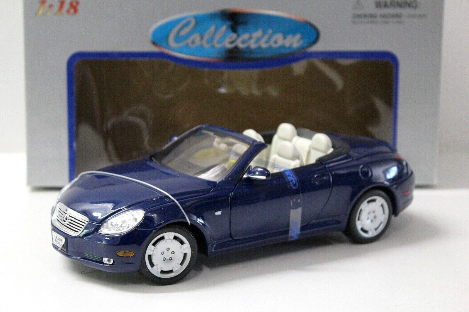 1:18 Welly Lexus SC430 Convertible dark blue
