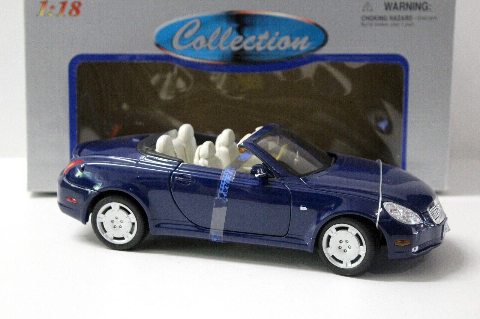 1:18 Welly Lexus SC430 Convertible dark blue