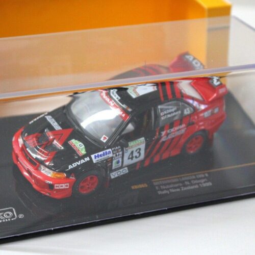 1:43 IXO Mitsubishi Lancer Evo 5 Rally New Zealand #43 Nutahara 1999