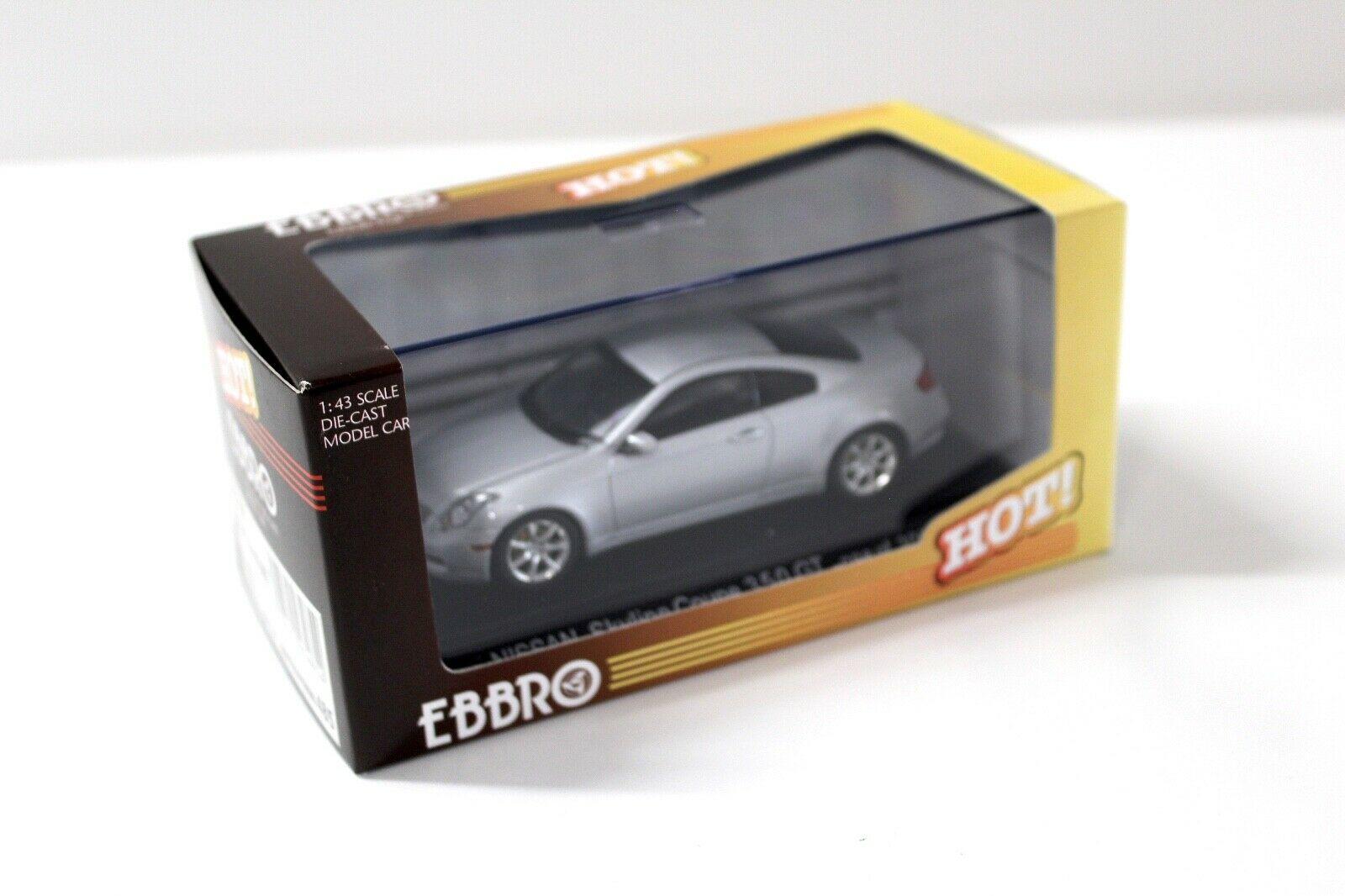 1:43 Ebbro Nissan Skyline Coupe 350 GT silver