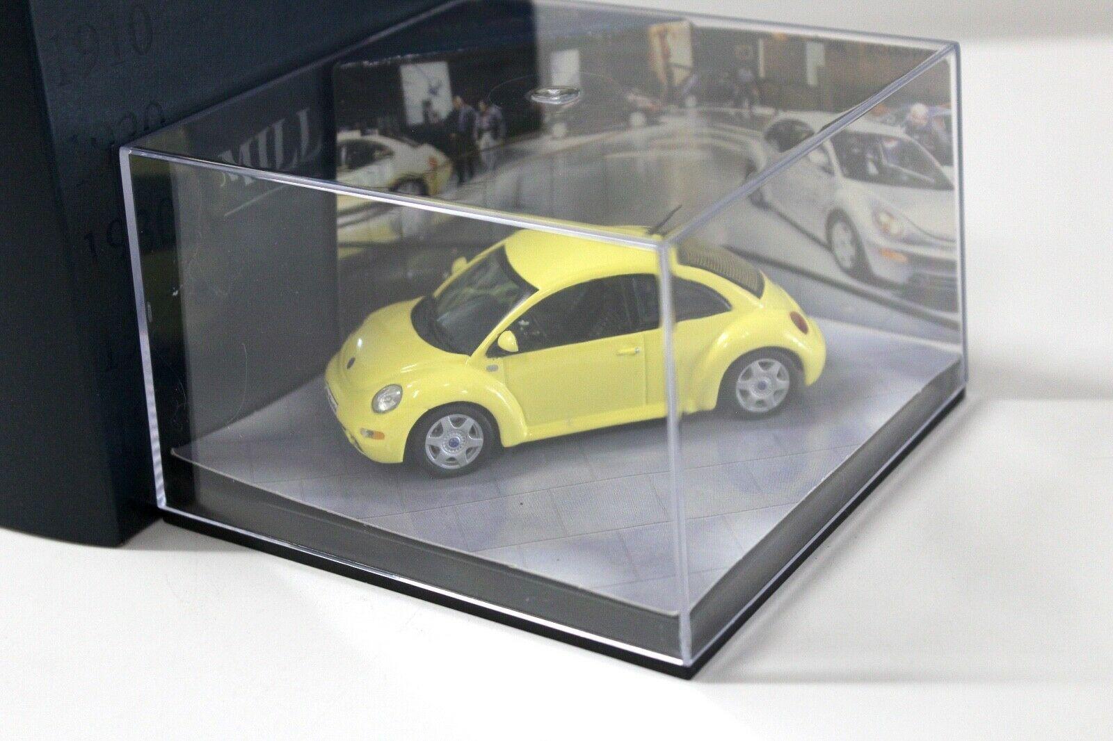1:43 Vitesse Millenium VW Beetle 1999 yellow Diorama