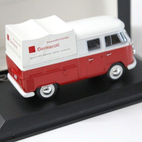1:43 Norev VW T1 Doppelkabine 1961 Germerott red