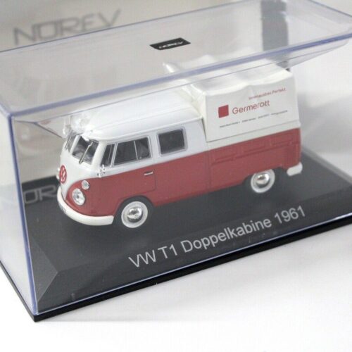 1:43 Norev VW T1 Doppelkabine 1961 Germerott red