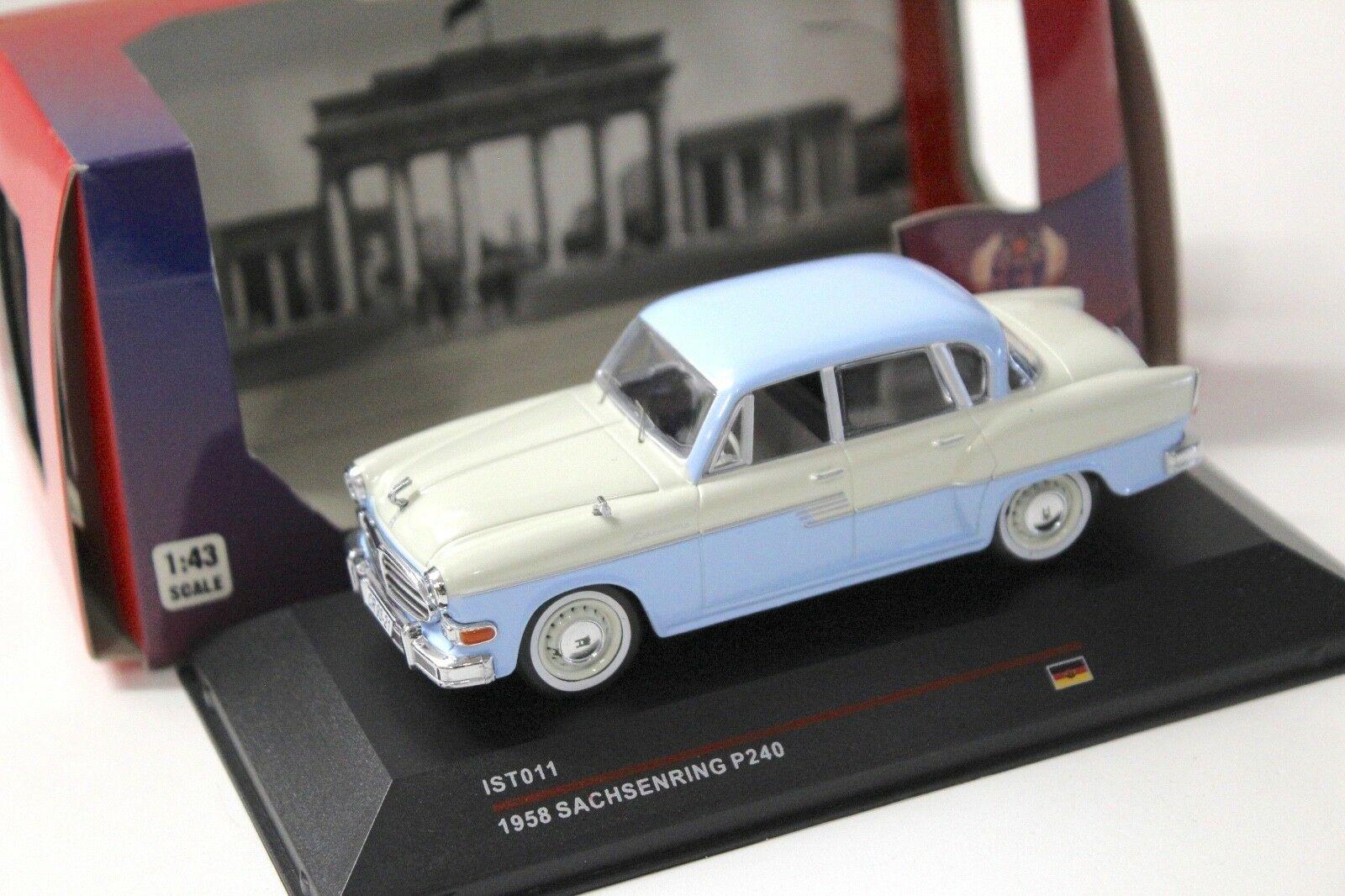 1:43 IST models Sachsenring P240 1958 lightblue/white