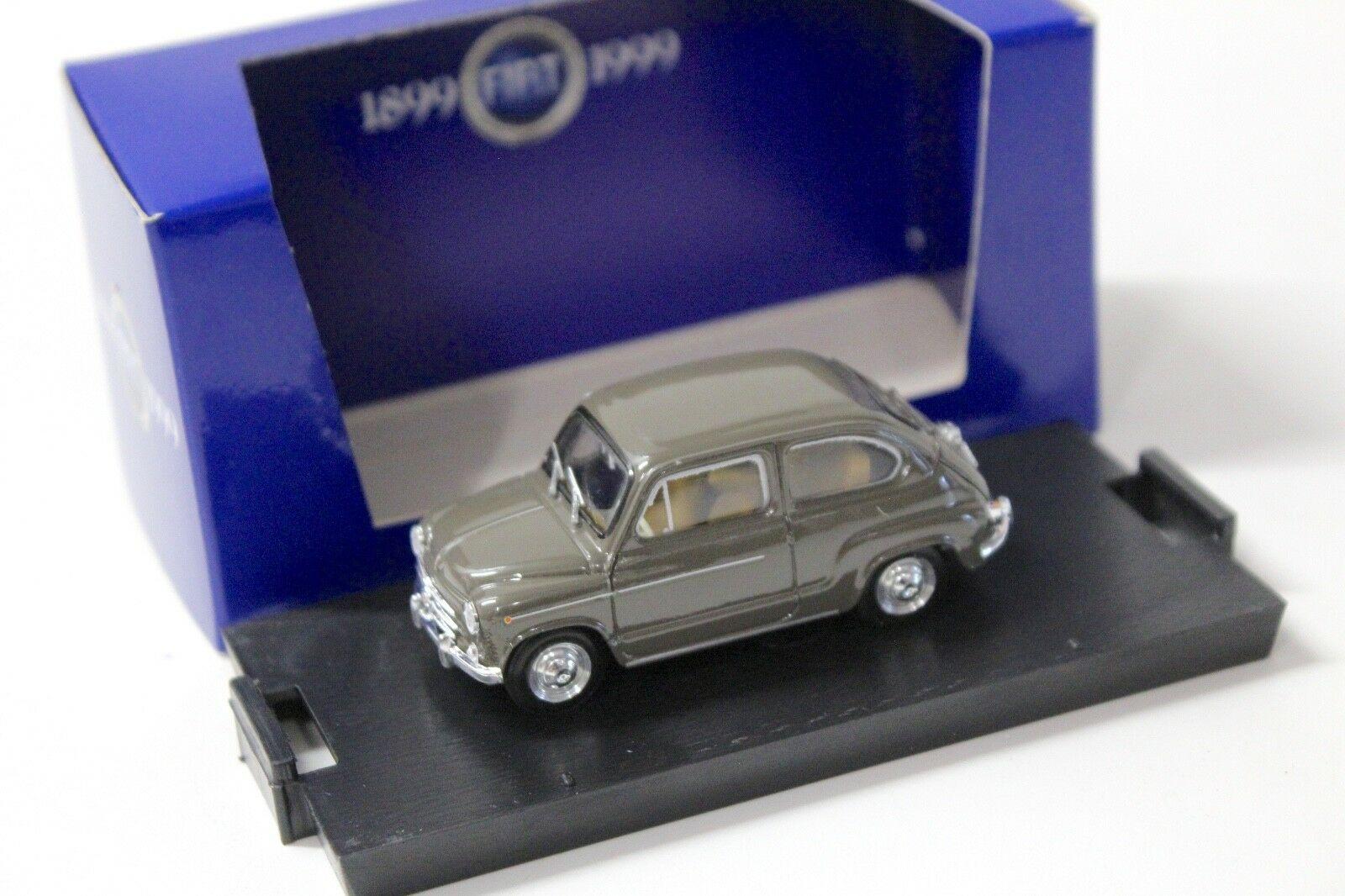 1:43 Brumm Fiat 600D brown 1960