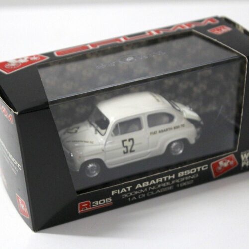 1:43 Brumm Fiat Abarth 850TC 1962 NR #52 white