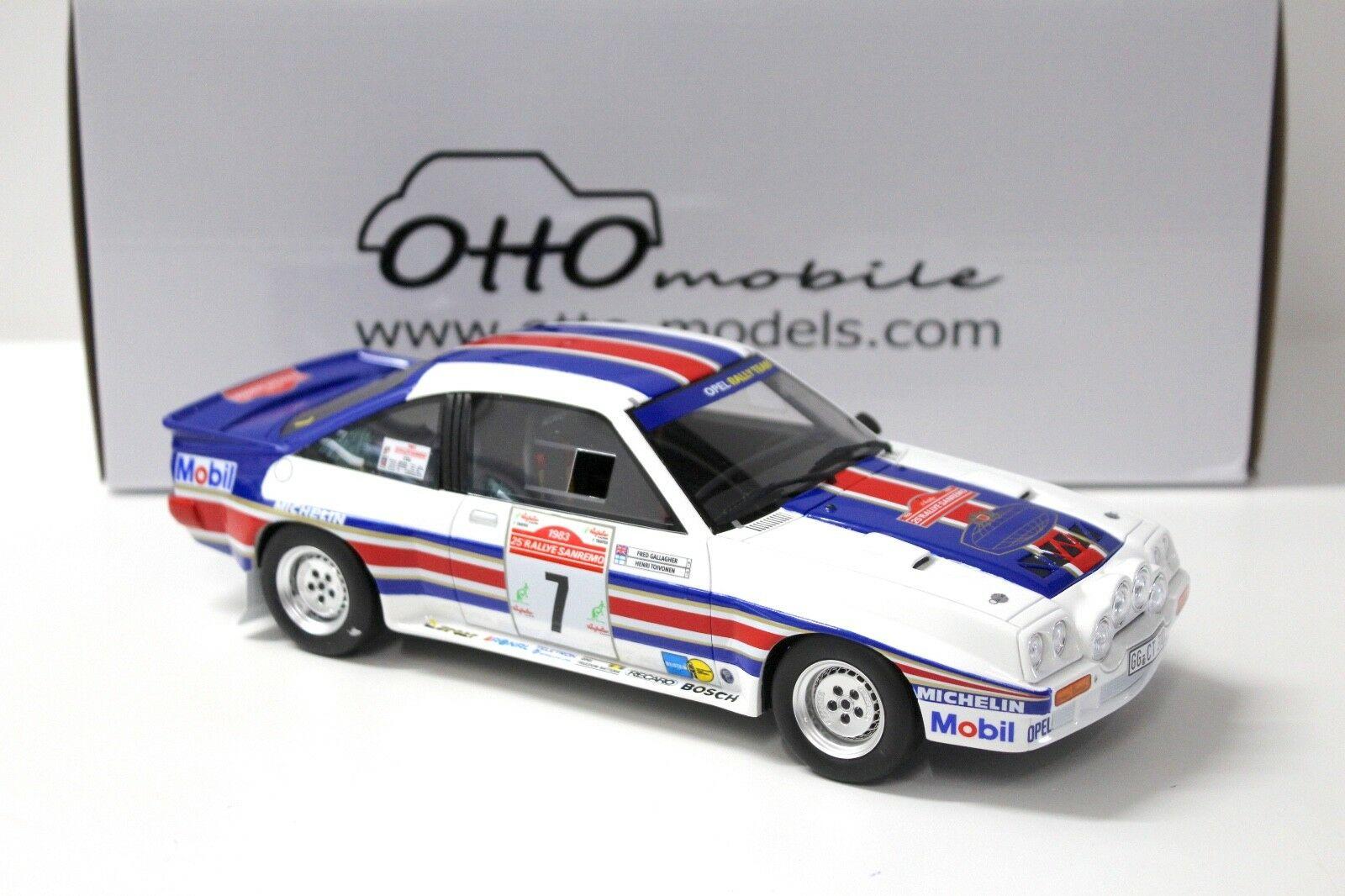 1:18 OTTO mobile OT761 Opel Manta 400R Rally San Remo #7 Toivonen