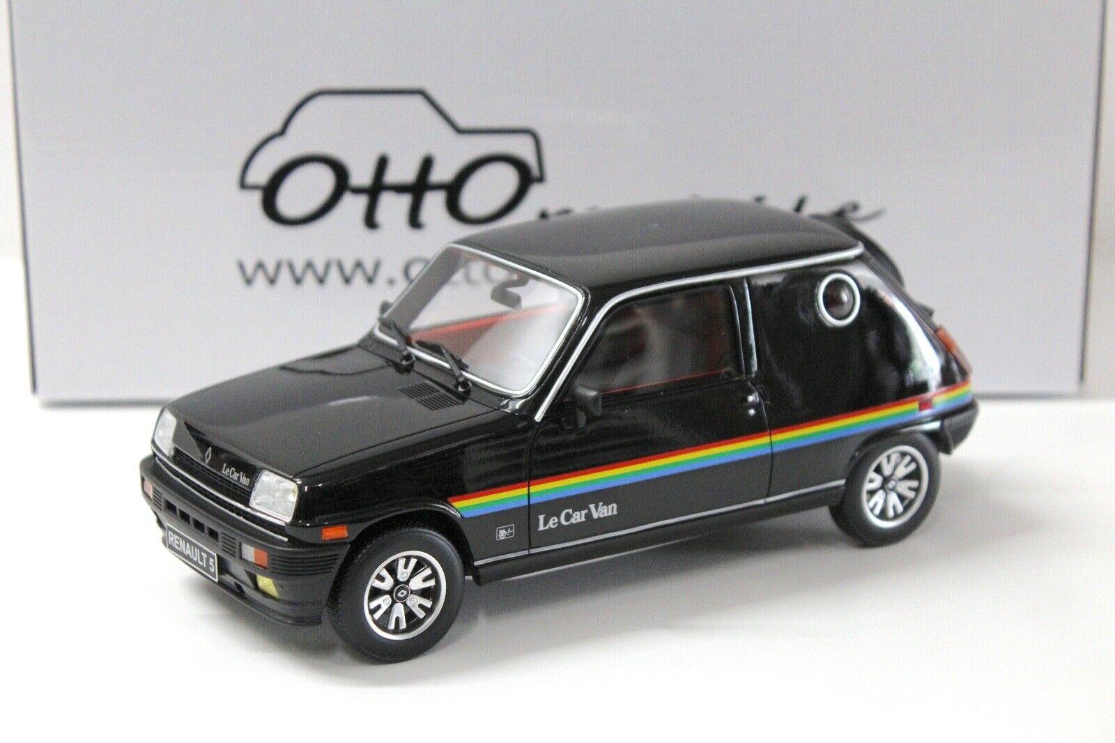 1:18 OTTO mobile OT555 Renault 5 Alpine Le Car Van black