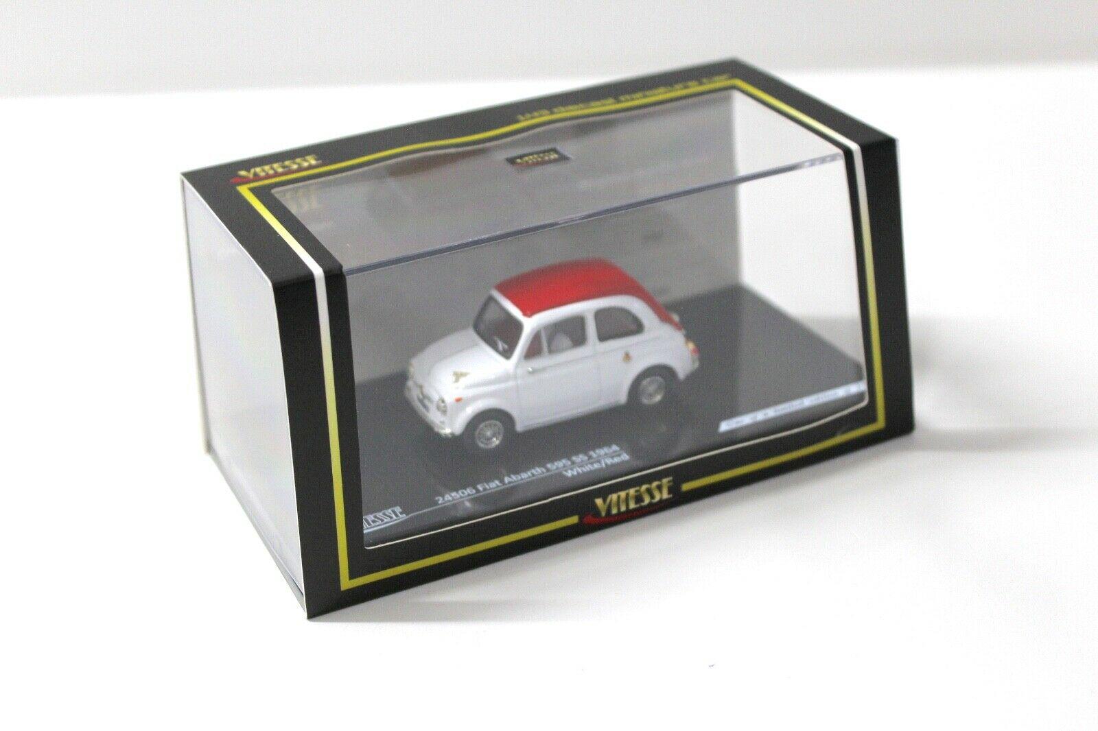1:43 Vitesse Fiat Abarth 595 SS 1964 white/red